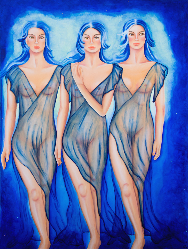 Poetischer Pop Surrealismus Frauen Laurette Ariane Laurette-art